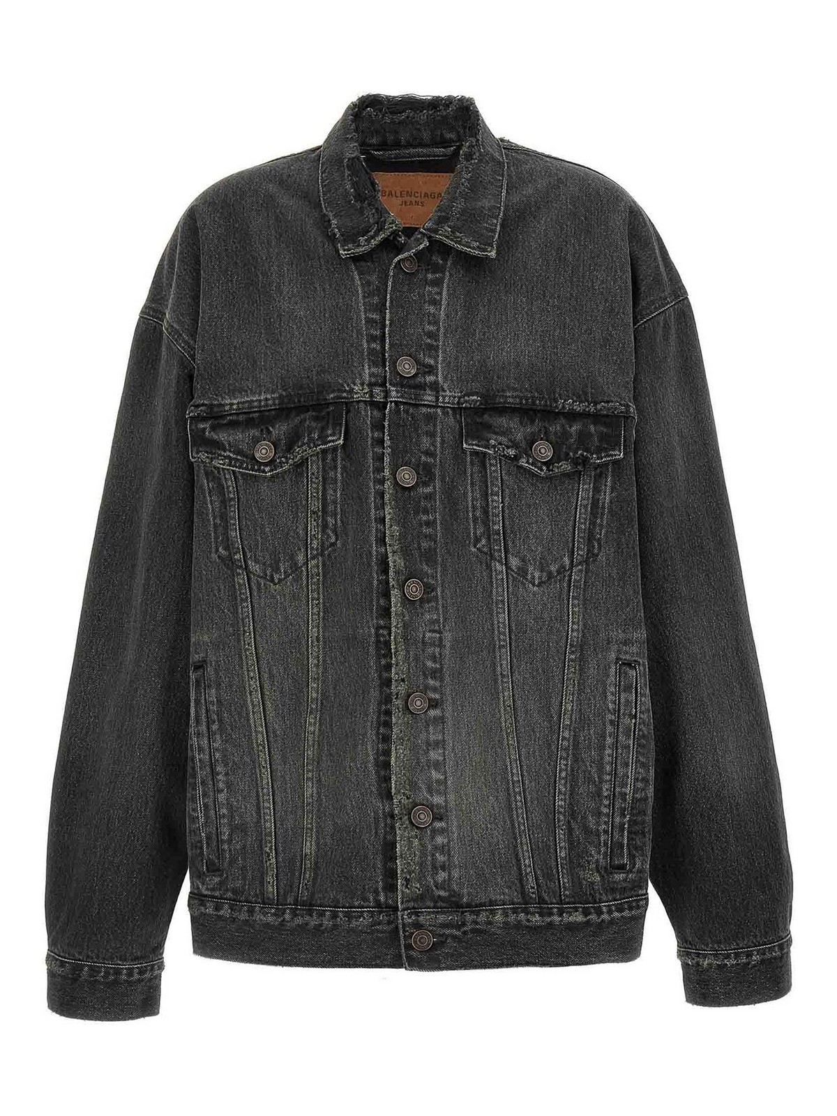 Denim Jacket With Used Effect