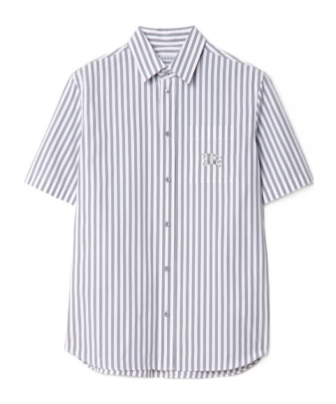 Striped Cotton Poplin Shirt