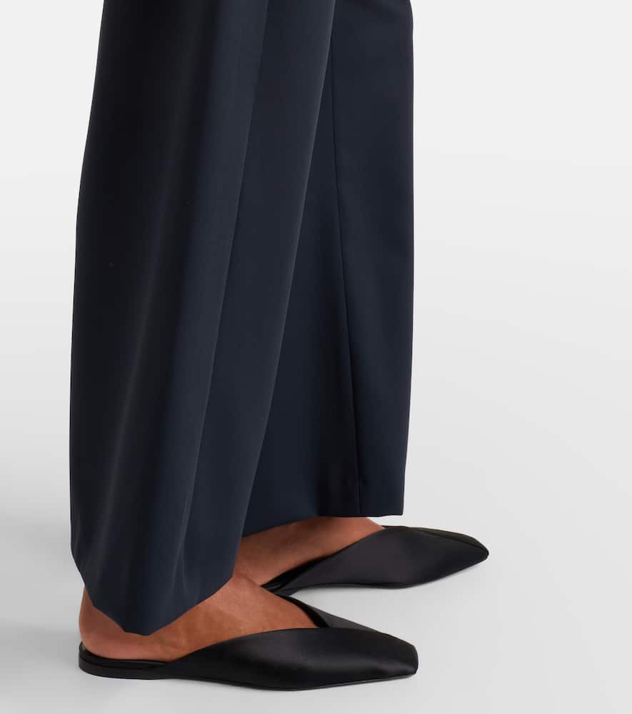 Argenta virgin wool wide-leg pants