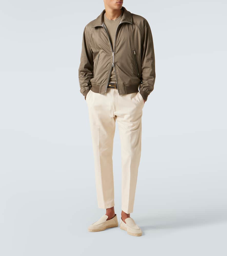 Technical blouson jacket