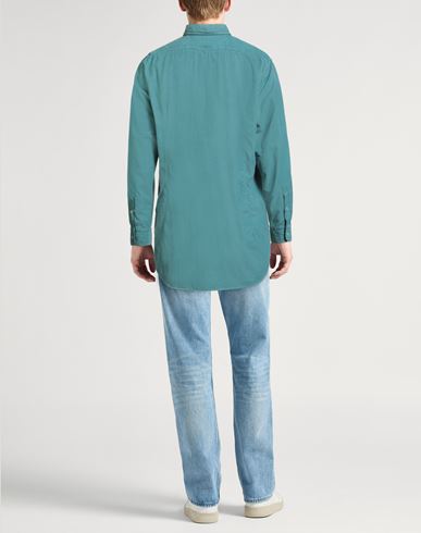 Man Shirt Deep teal Size XL Cotton