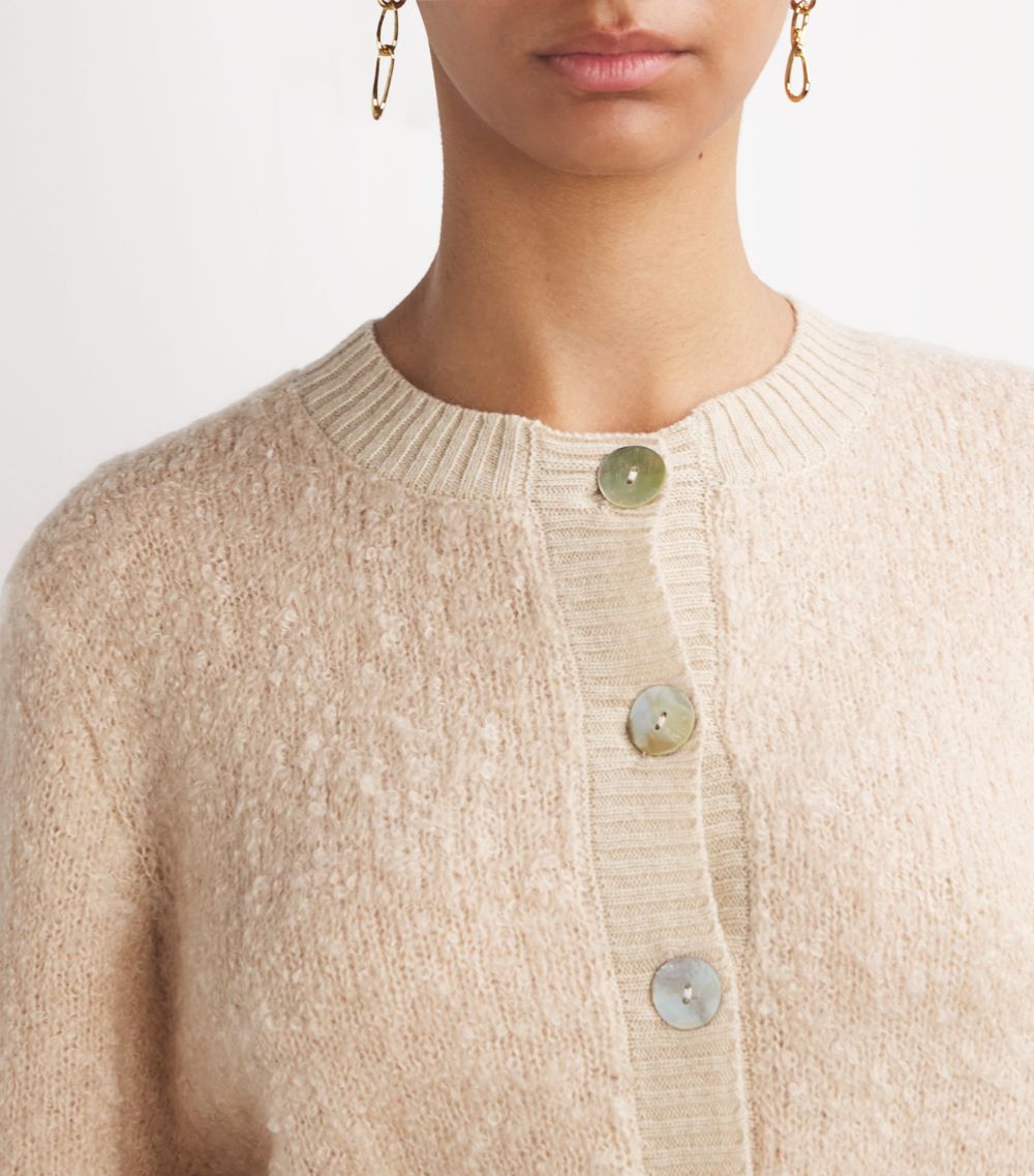 Mohair Bouclé Jackson Cardigan