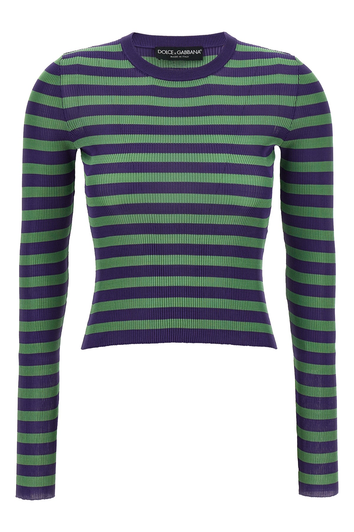 Striped Viscose Sweater