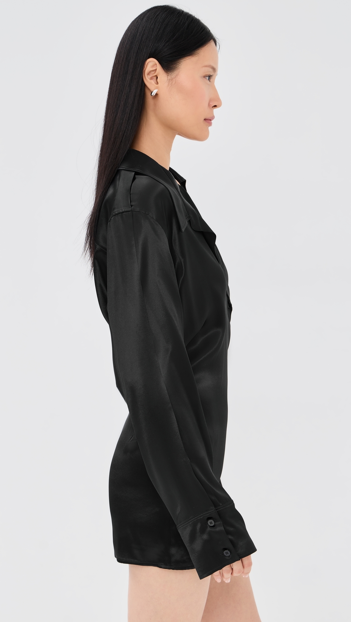 Mini Shirtdress Black