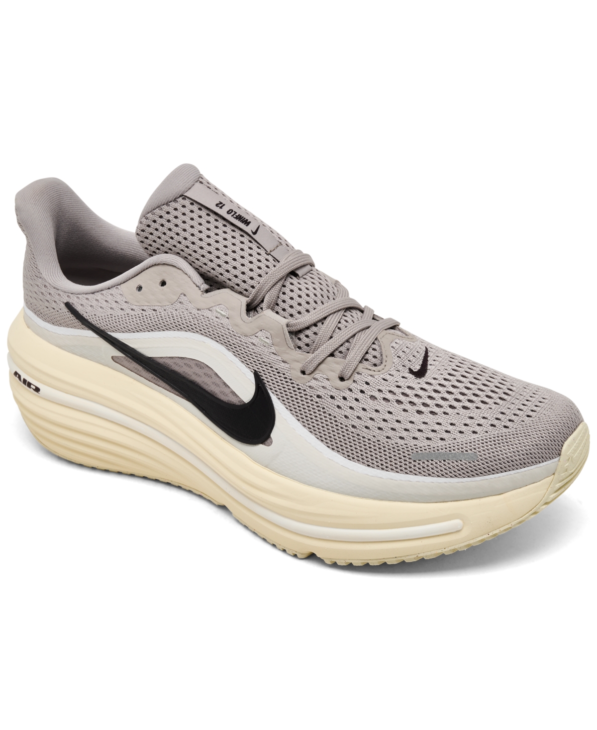 Men's Winflo 12 Running Sneakers from Finish Line - Gray, Coconut Milk