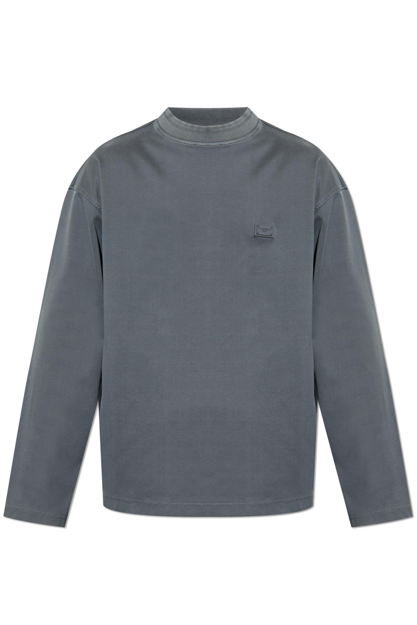Sweatshirt With Logo Appliqué