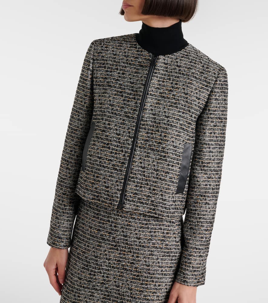 Volume tweed jacket