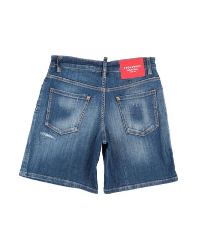 Dsquared2 Kid Boy Denim shorts Blue Size 14 Cotton, Elastane