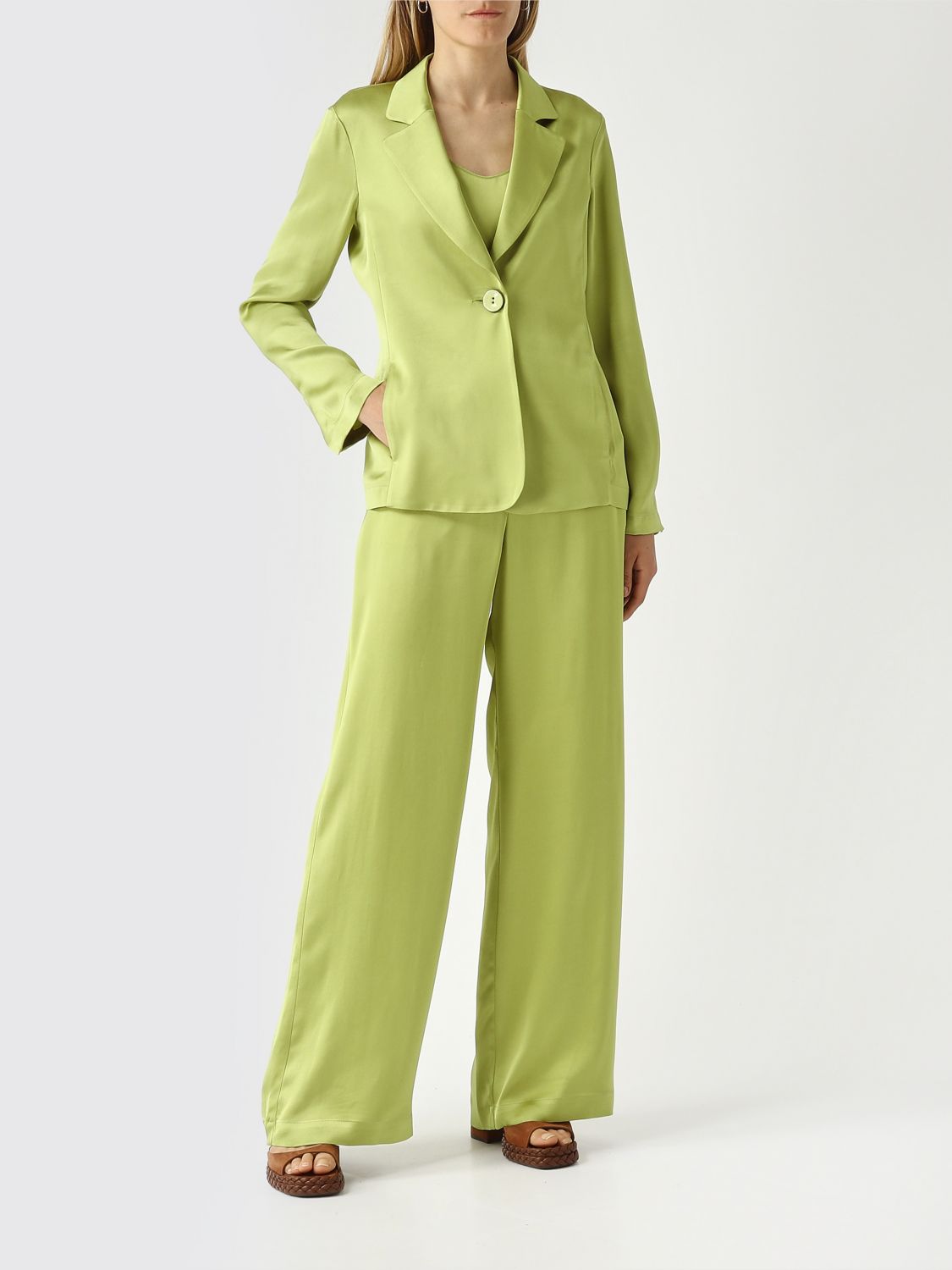 Blazer Woman color Green
