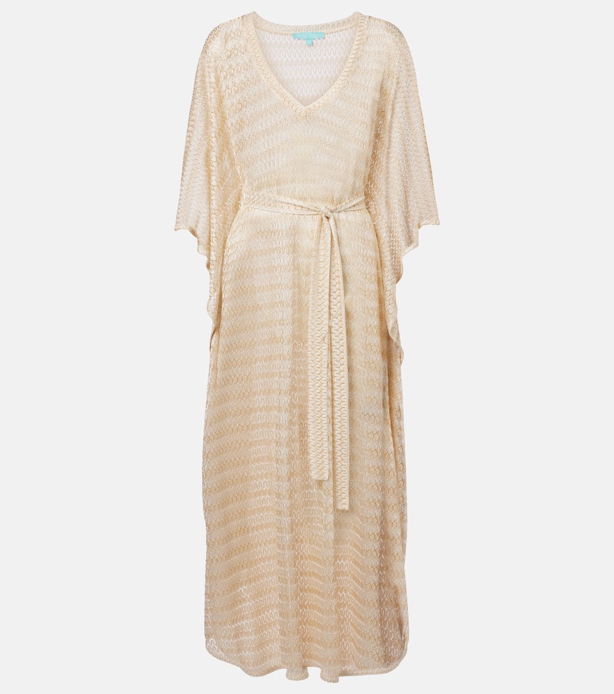 Melissa Odabash June knitted lame kaftan