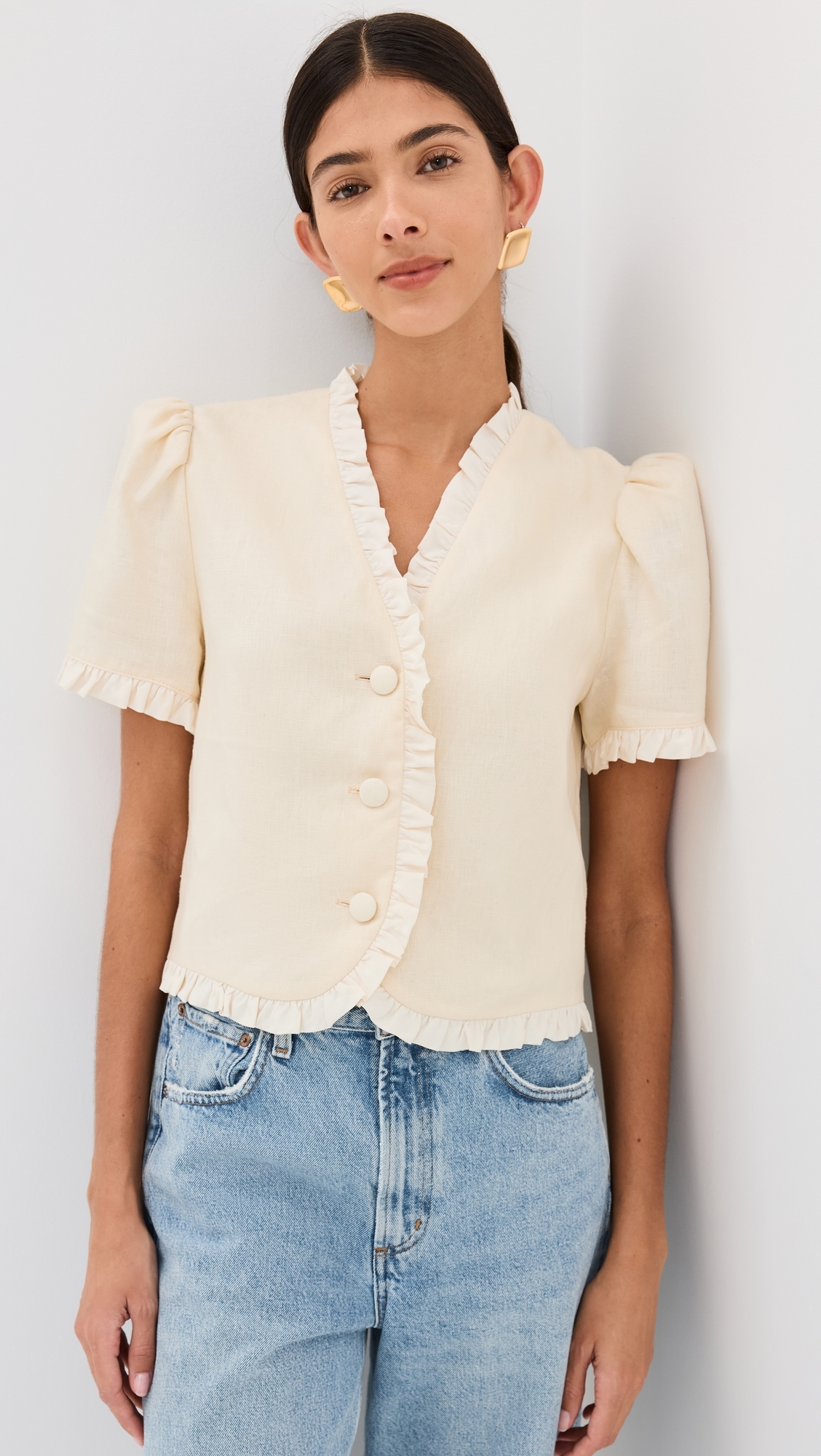 Bess Linen Top