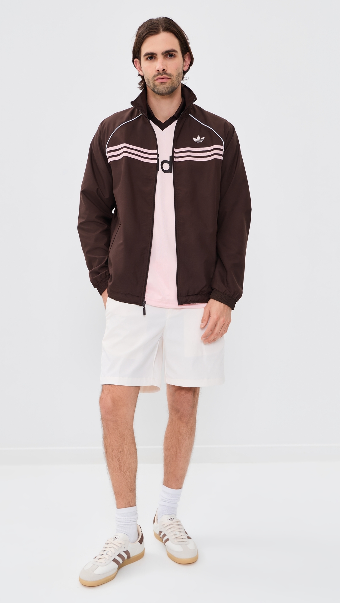 Chest Stripe Track Jacket Aurora Coffee