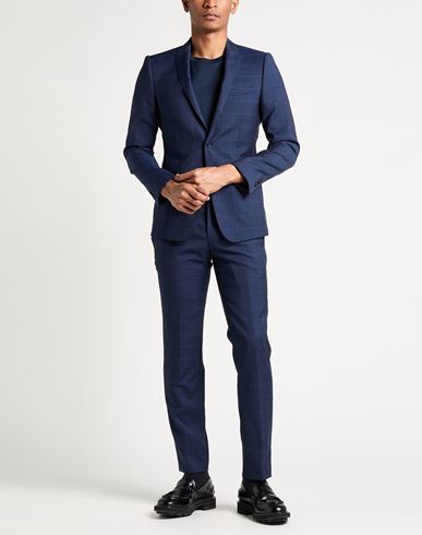David Line Man Suit Navy Size 36 Wool, Cashmere
