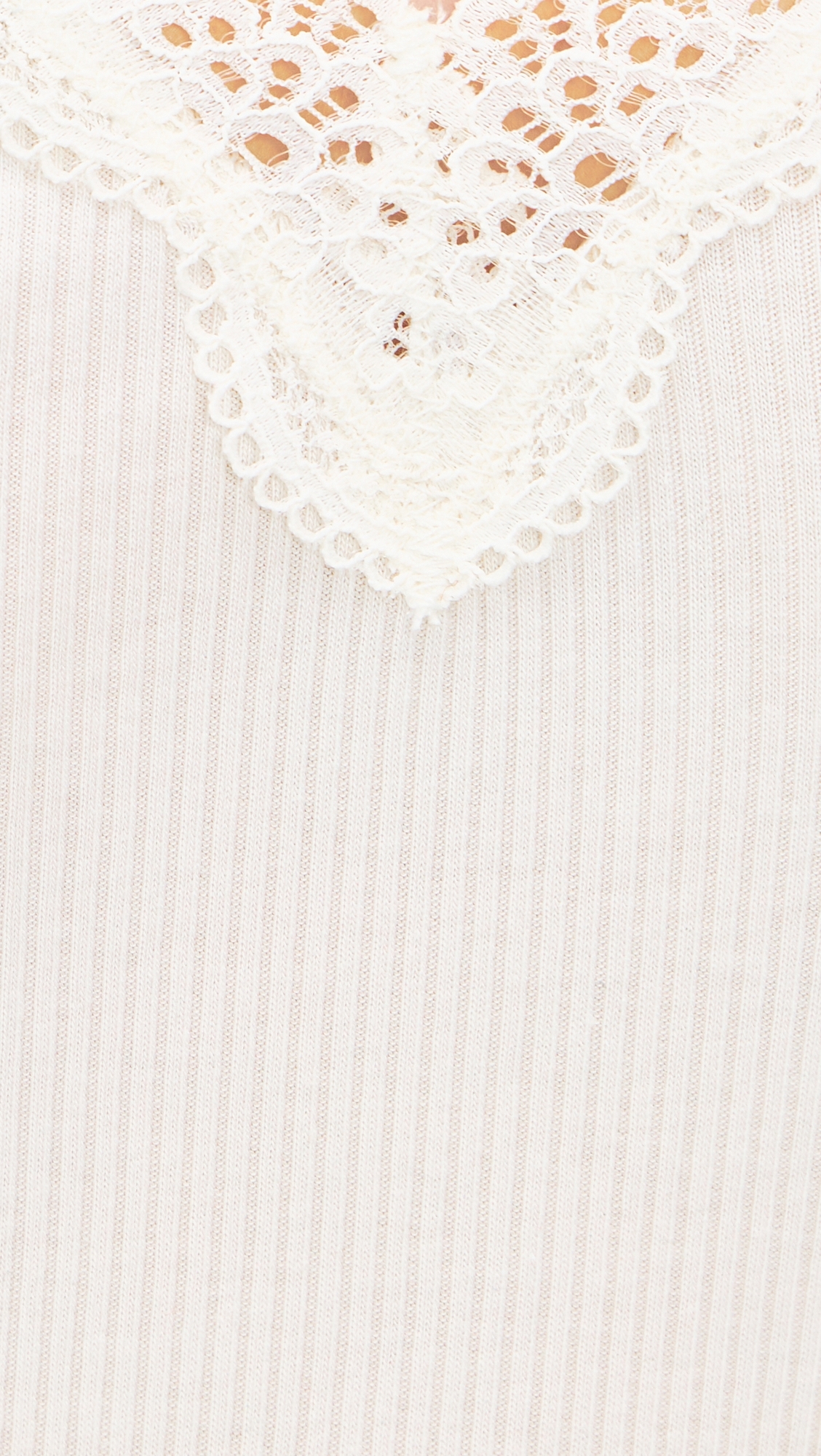 Lace Top Winter White