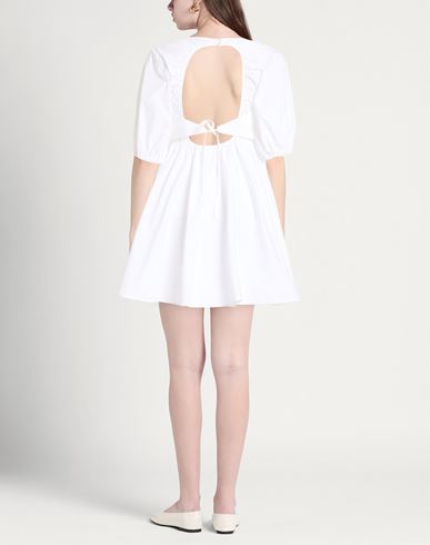 Woman Mini dress White Size 2 Cotton