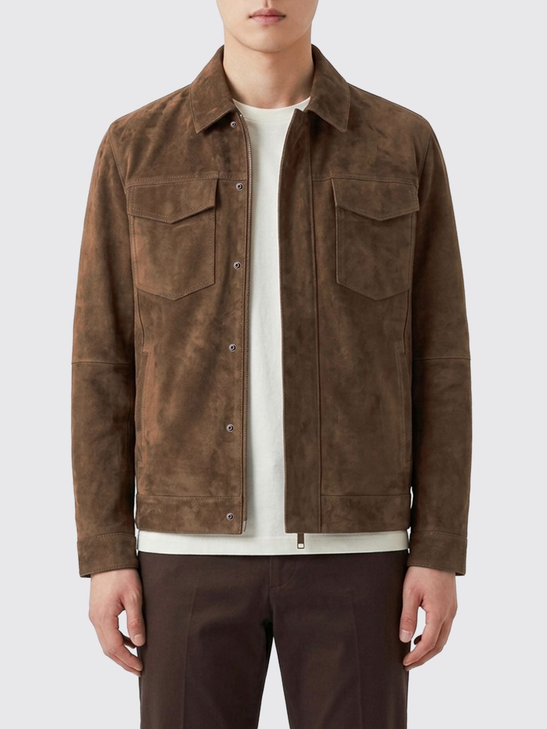 Jacket Men color Brown