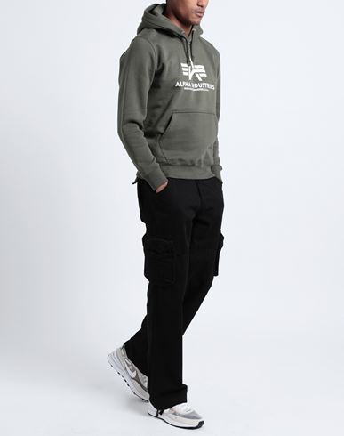 Man Sweatshirt Military green