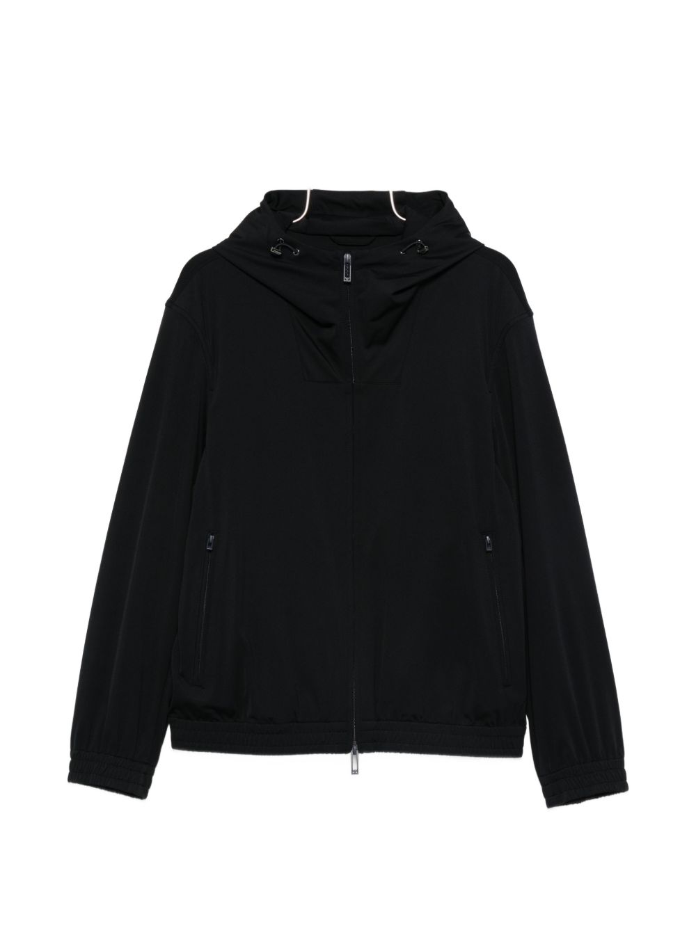 Nylon hooded jacket