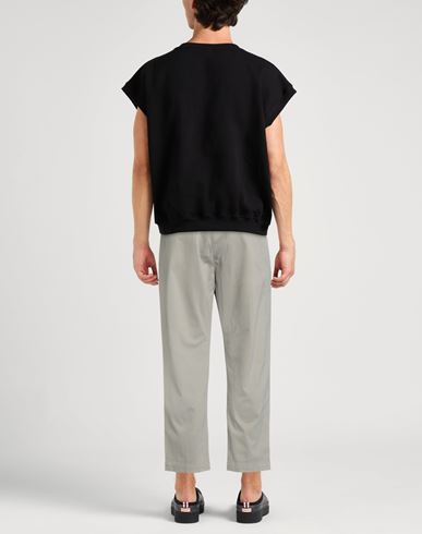 Man Pants Light grey Size 35 Cotton, Elastane