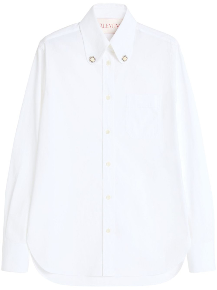 White Poplin Shirt
