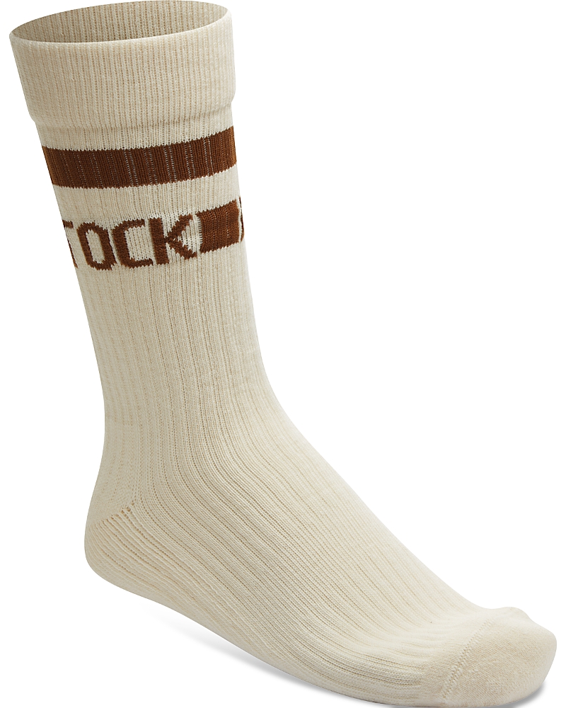 Logo-intarsia socks - Neutrals