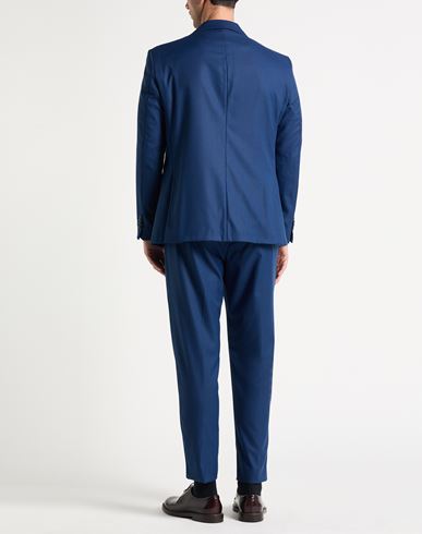 Man Suit Blue Size 48 Polyester, Viscose, Elastane