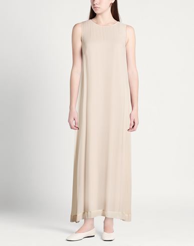 Woman Maxi dress Beige Size 2 Viscose