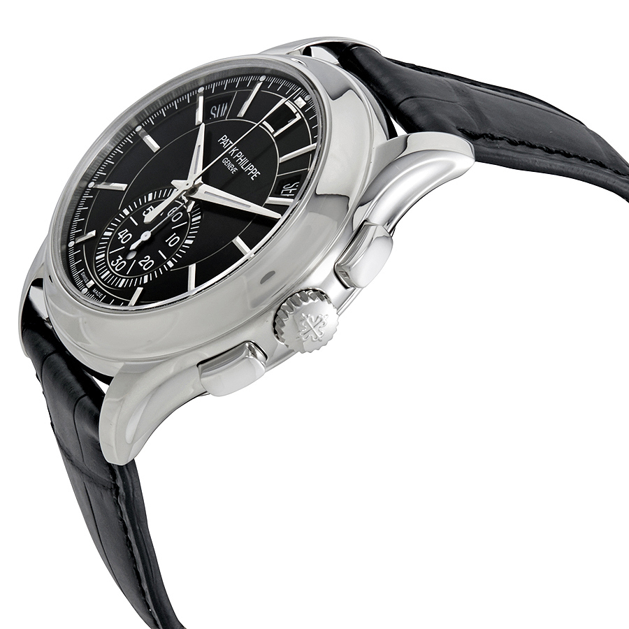 Pre-owned Complications Chronograph Black Dial Mens Watch 5905P-010