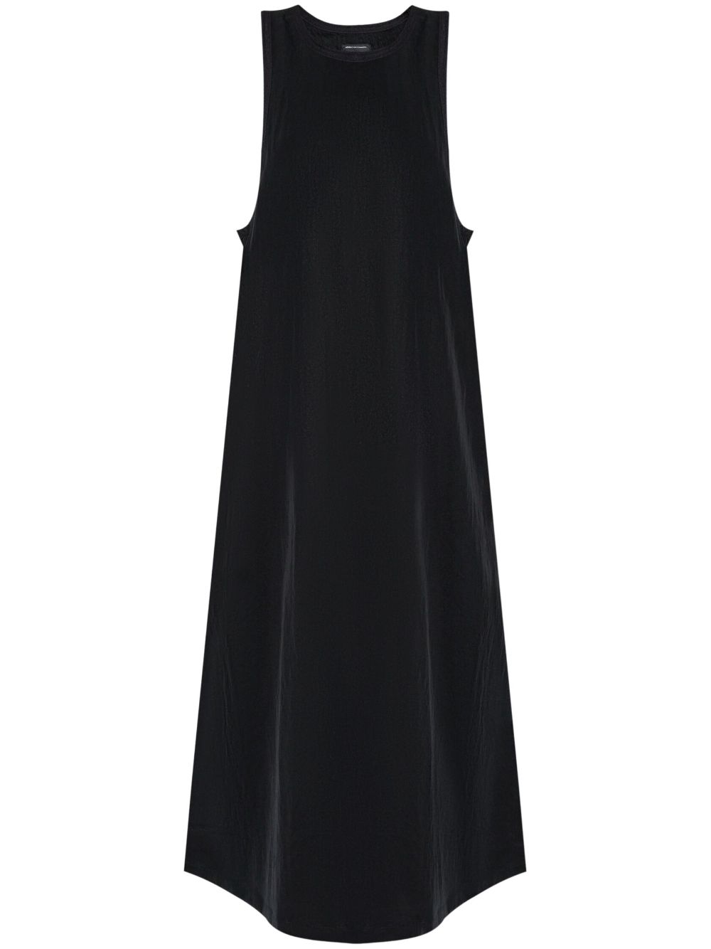 Sleeveless midi dress - Black