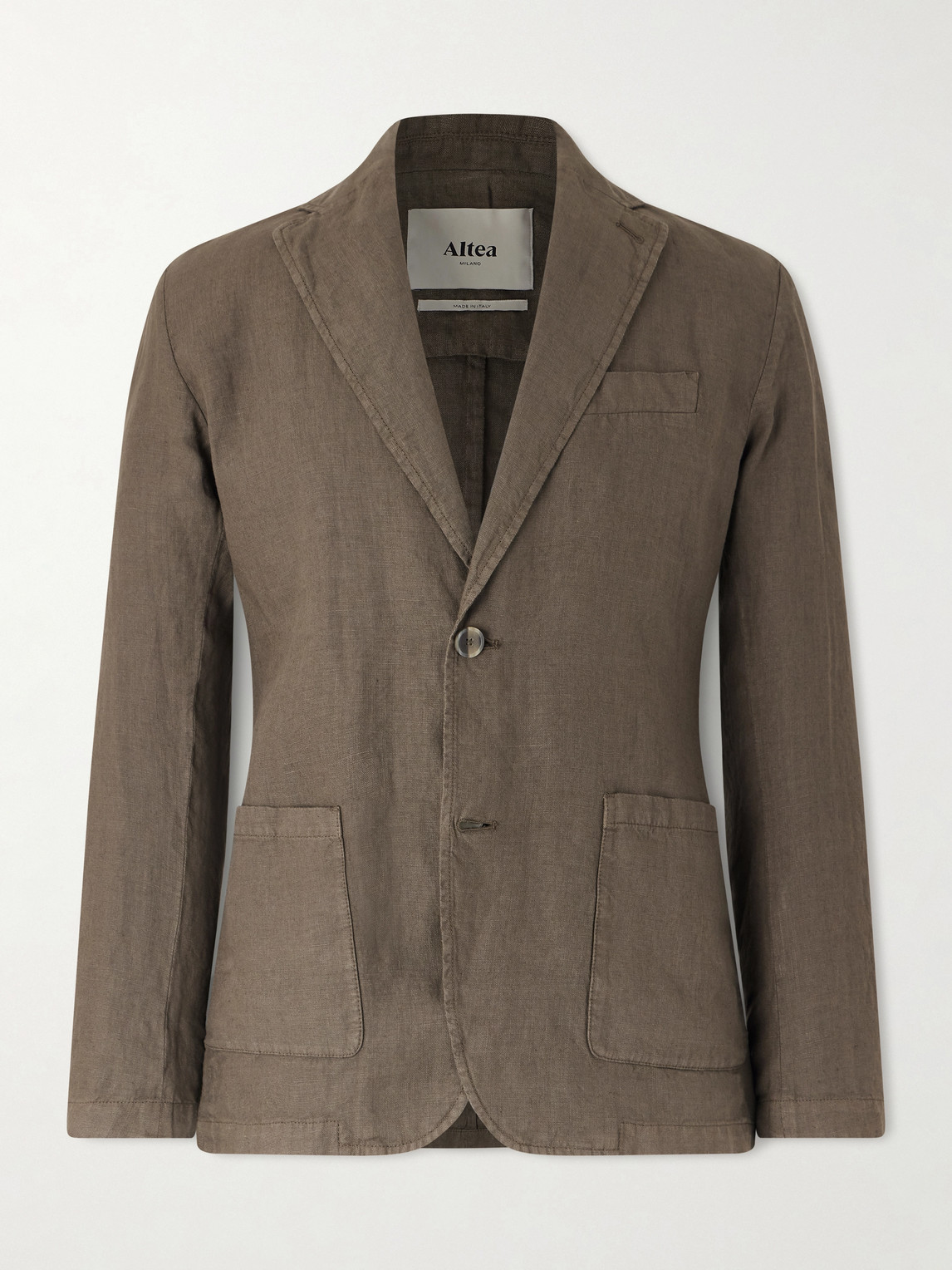 Aaron Garment-Dyed Linen Blazer
