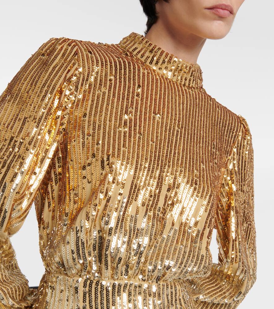 Rixo Samantha sequined minidress