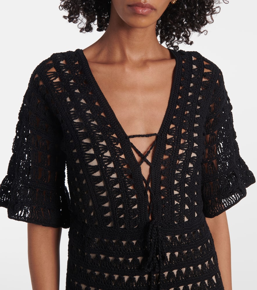 Marissa cotton crochet maxi dress