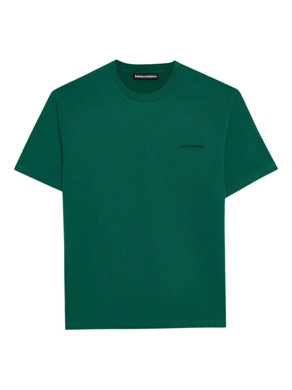 FREEDOM OF SPACE cotton T-shirt - Green