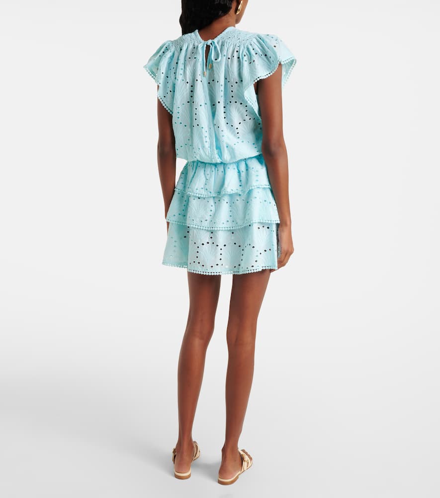Jess cotton crochet minidress