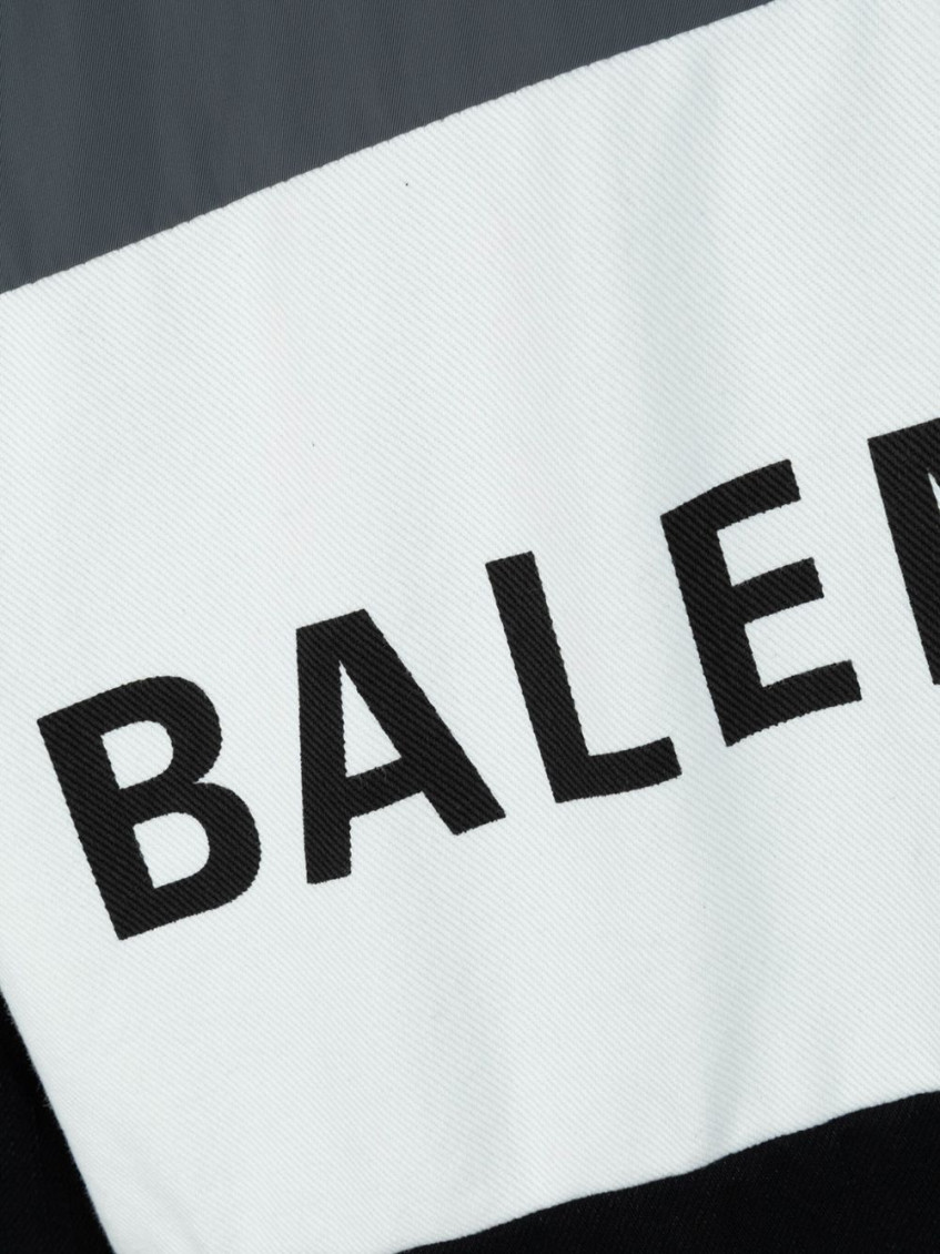 BALENCIAGA- Logo Colorblock Blouson Jacket