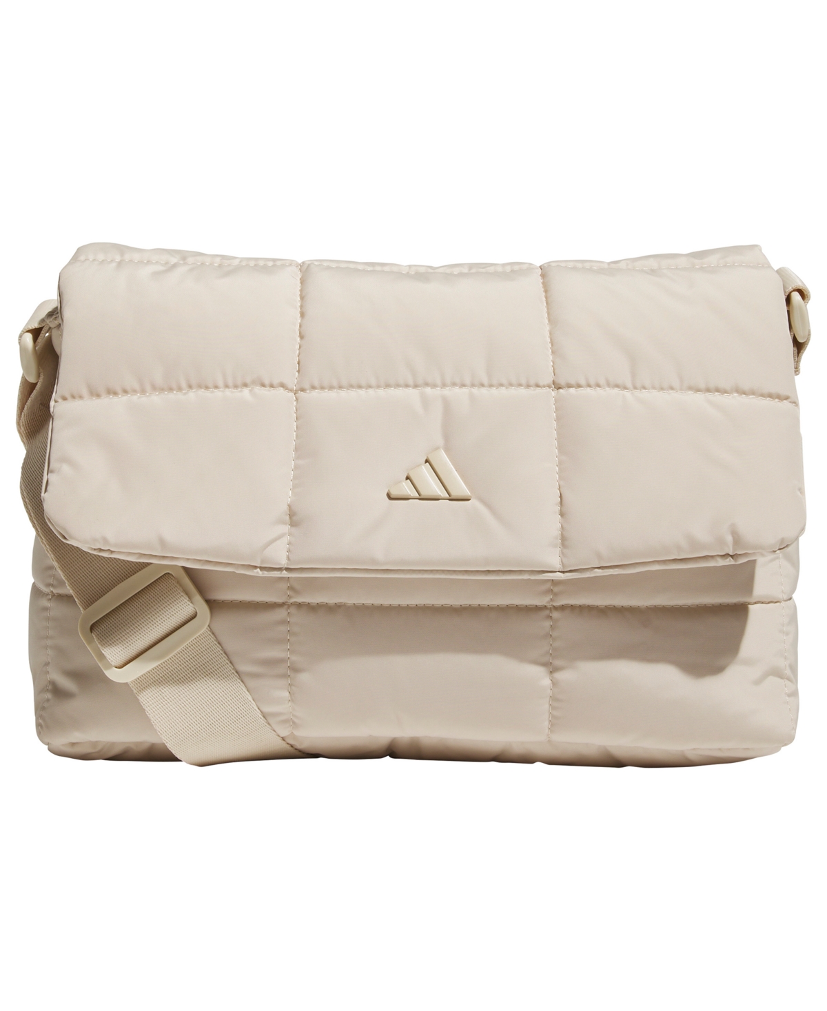 Women's Quilted Crossbody Bag - Crystal Linen Beige