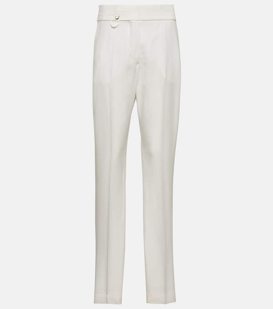 Le Pantalon Tibau side-slit slim pants