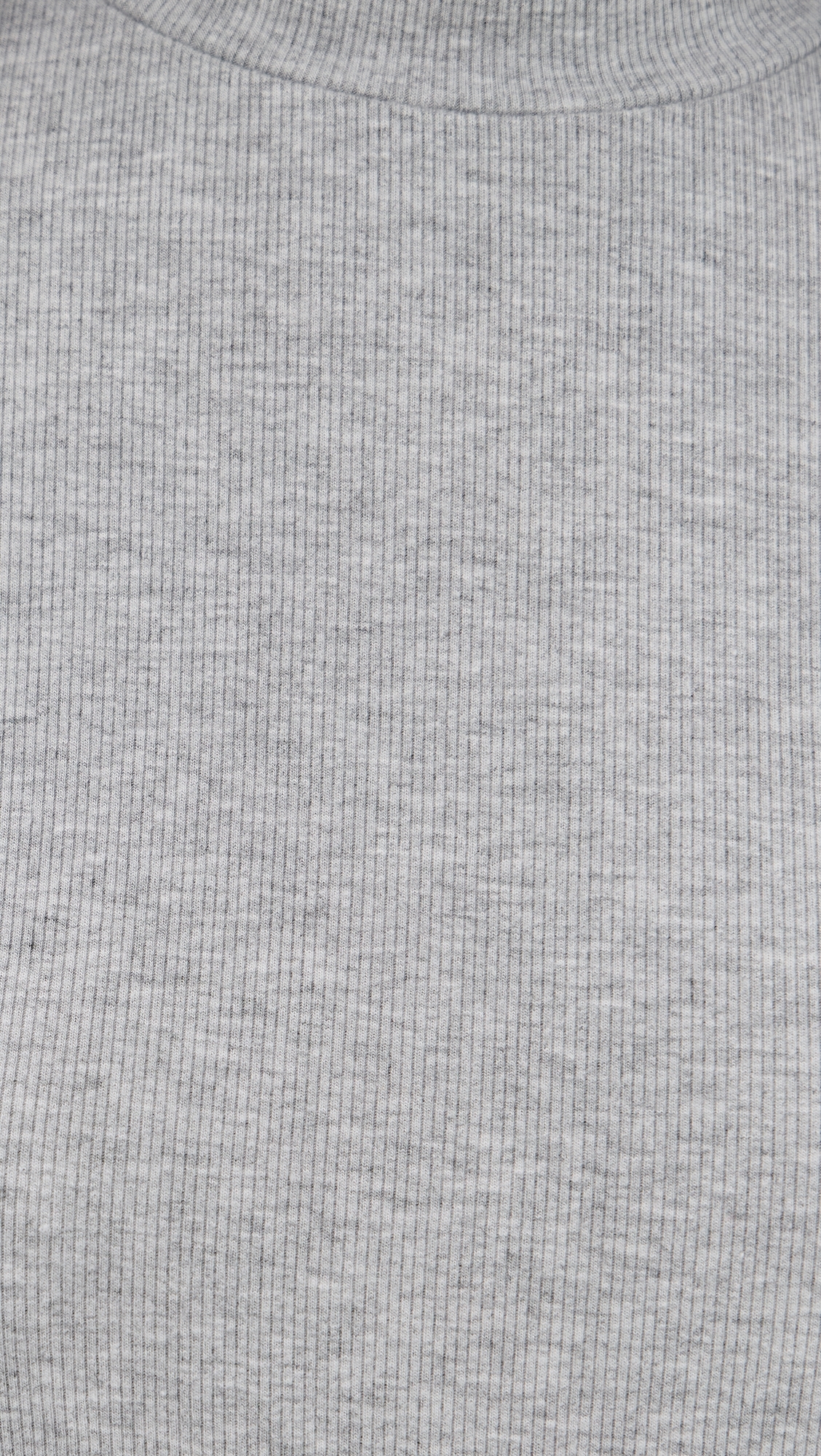 The Mock Neck Heather Grey P