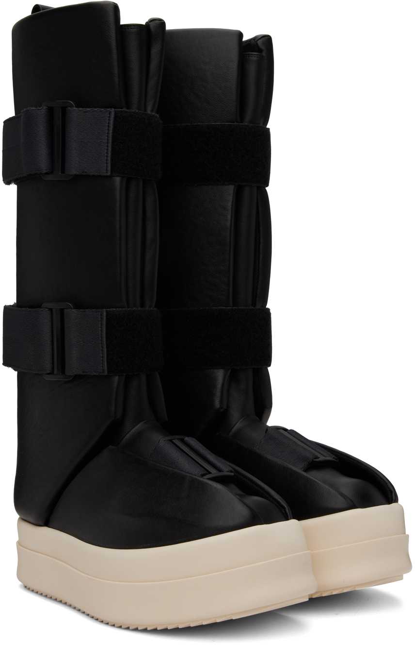 Rick Owens Black Splint Boots