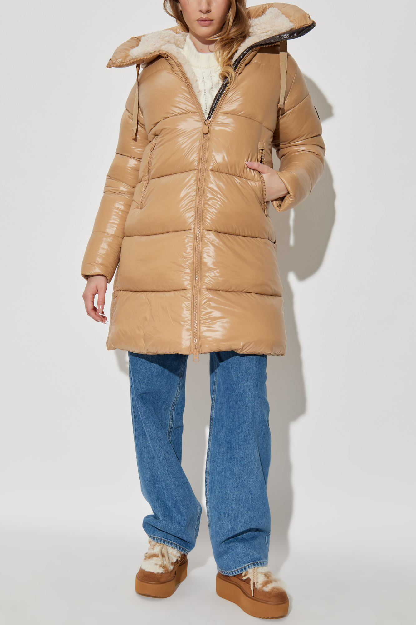 Insulated Jacket "Bella", Women's, Beige