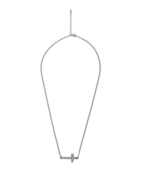LAYDOWN CROSS NECKLACE