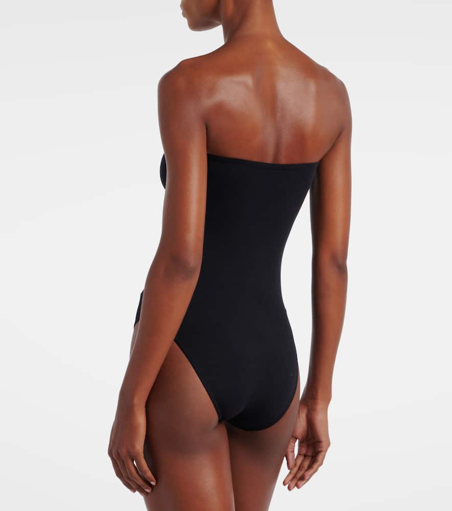 DressCode bow-detail bandeau swimsuit
