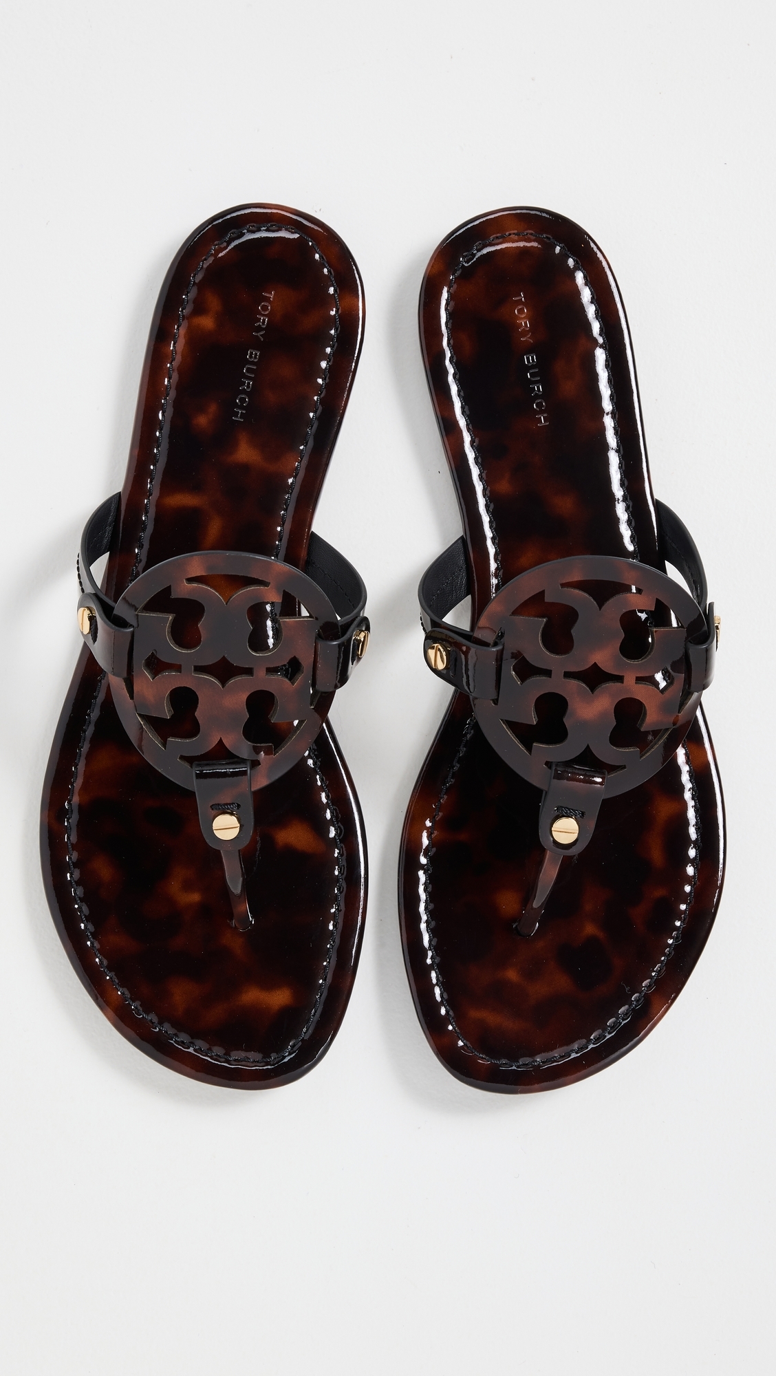 Miller Sandals Tortoise Patent