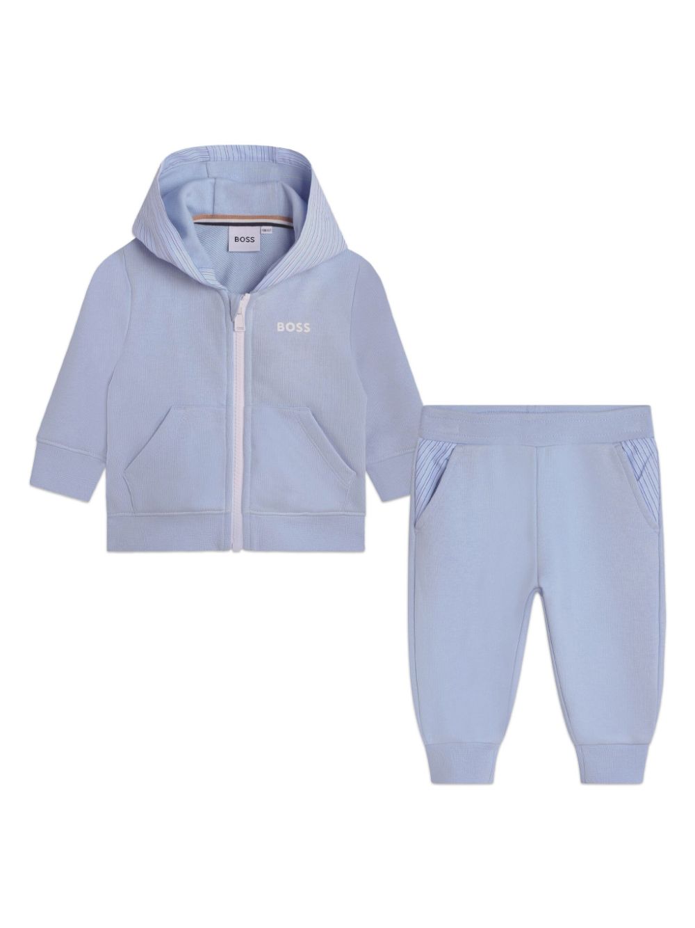 Logo-print tracksuit set - Blue