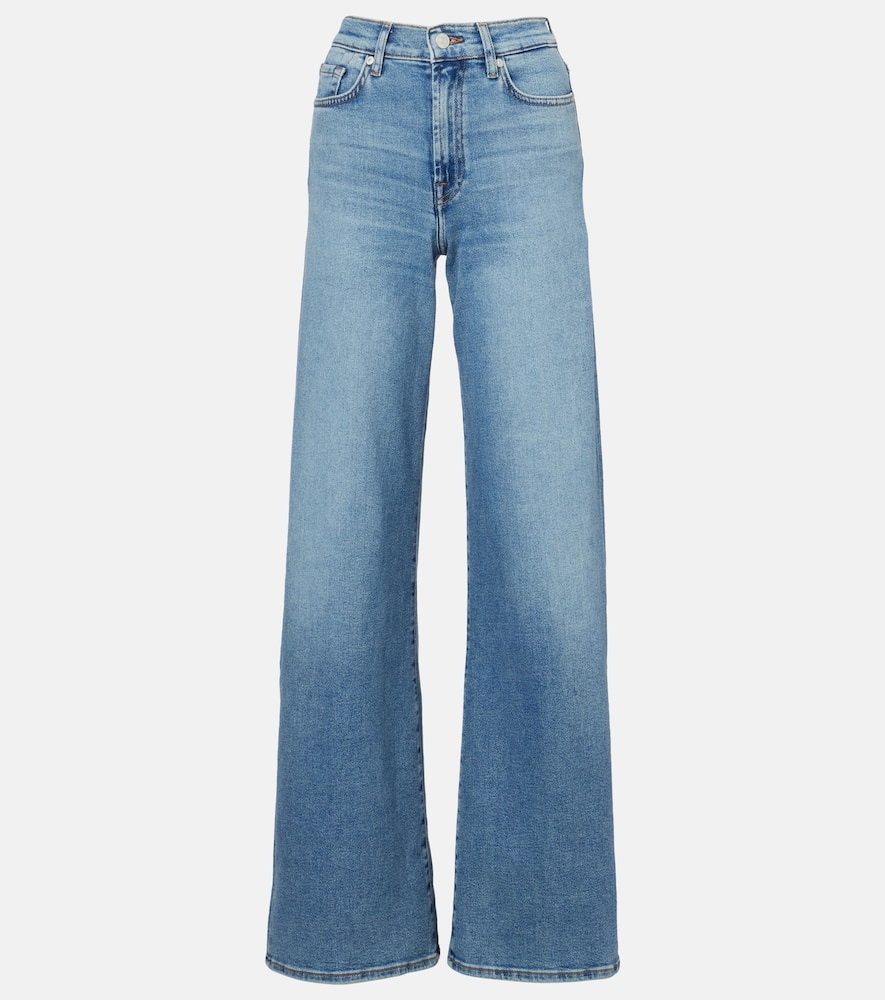 Lotta high-rise wide-leg jeans