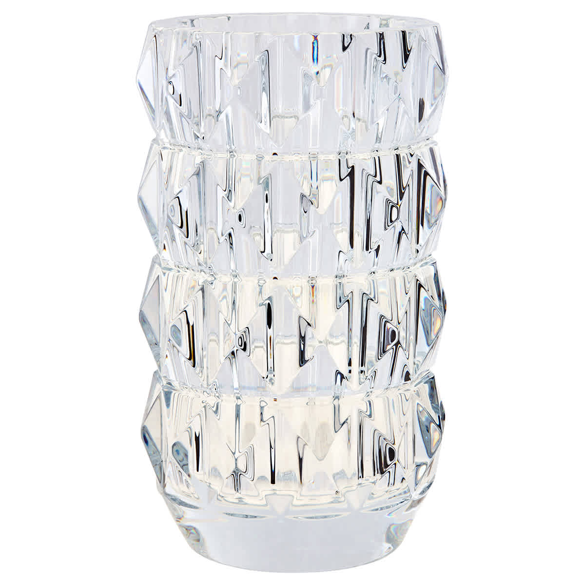 Crystal Round Louxor Vase