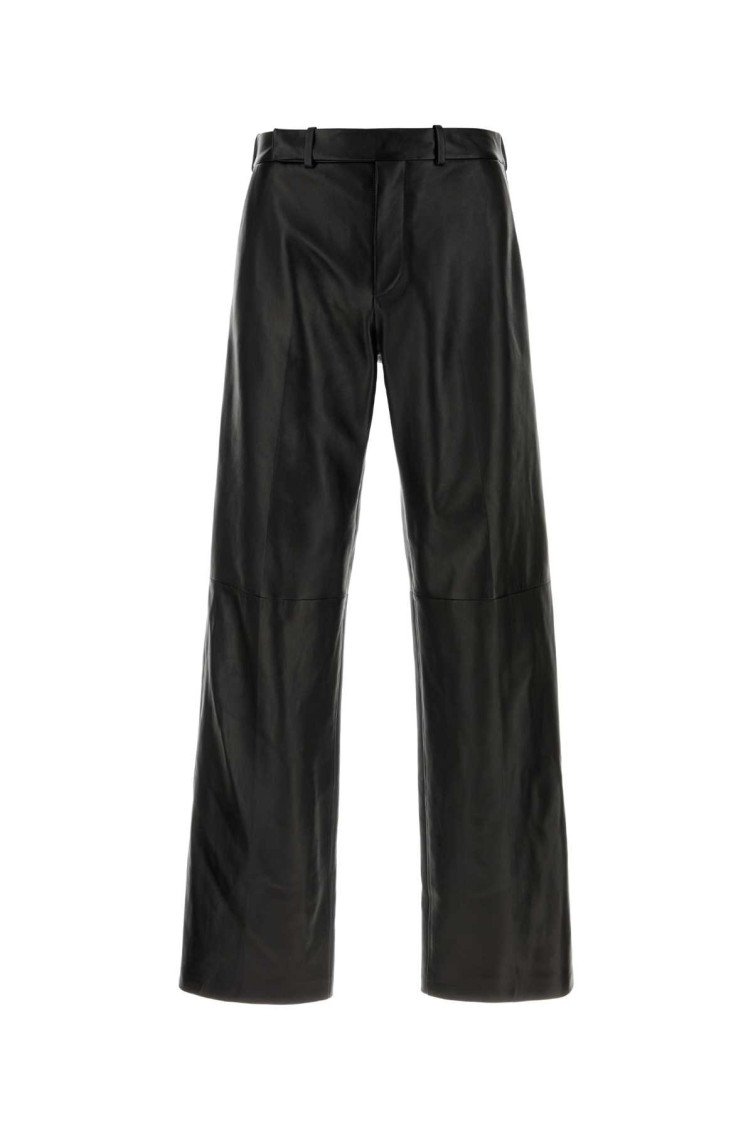 Black Nappa Leather Pant