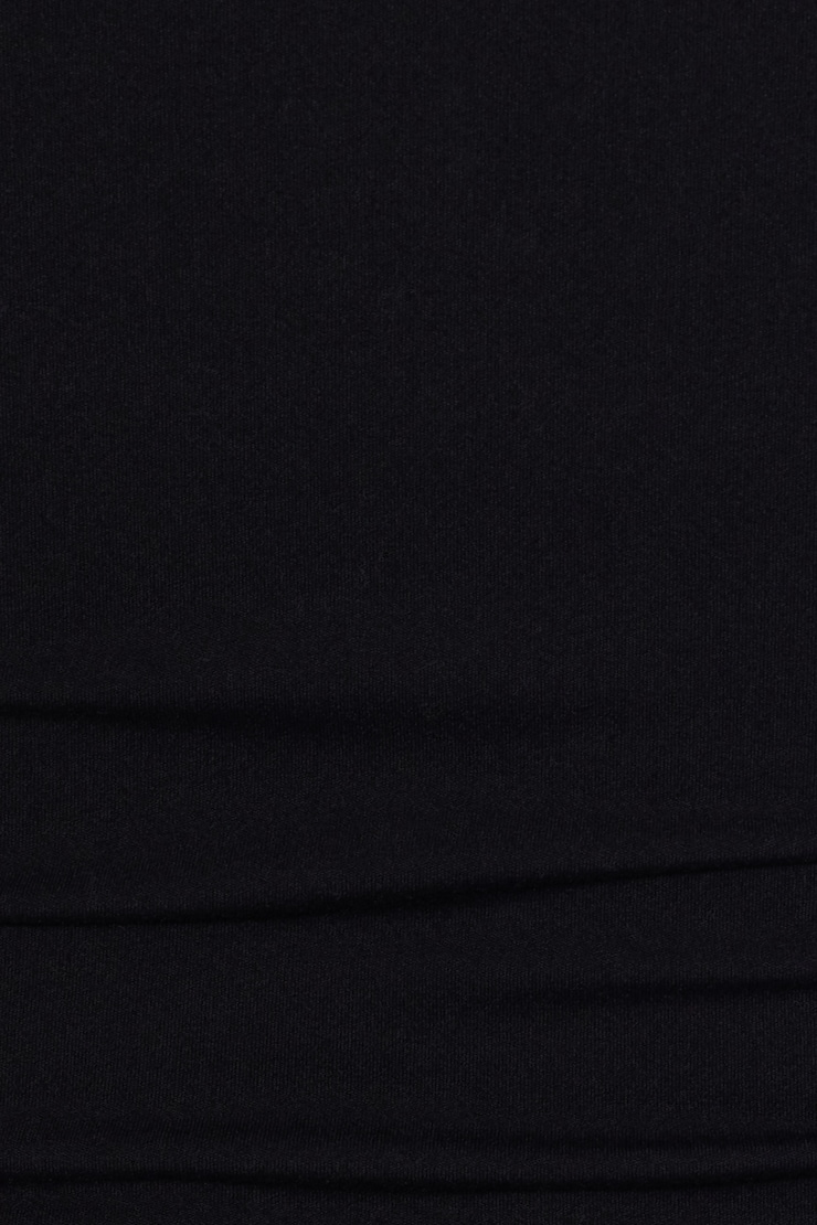 Sleek Short Sleeve Polo Top - Black - Women Clothing