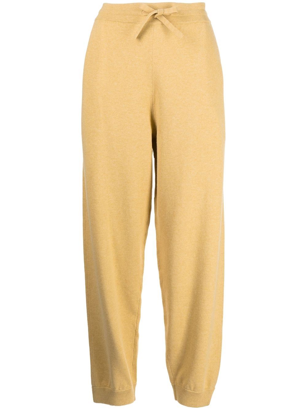 Kira knitted track pants - Yellow