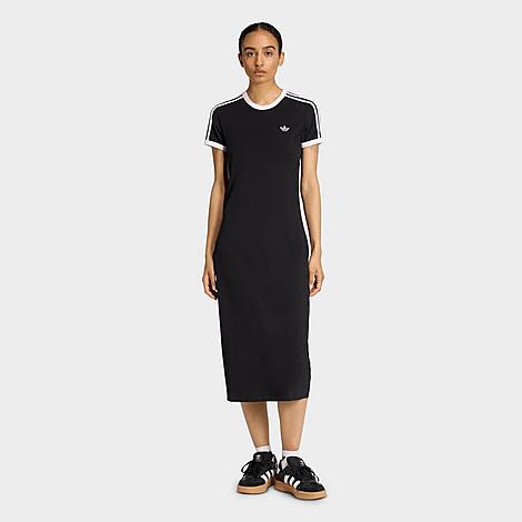 Women's adicolor Originals 3-Stripes Slim Dress in Black/White